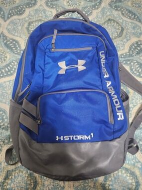Under Armour Blue Storm1 Logo Backpack - Men's